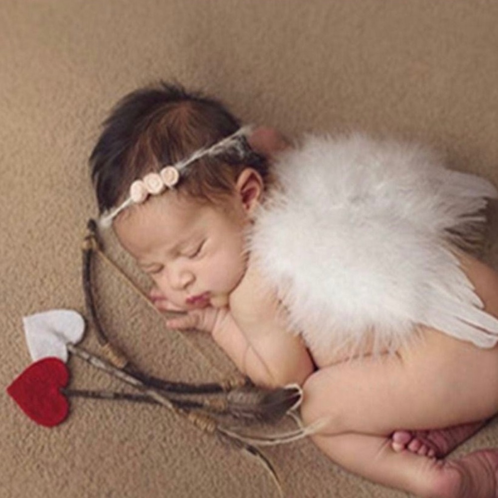 Newborn Angel Cupid set wings for photos